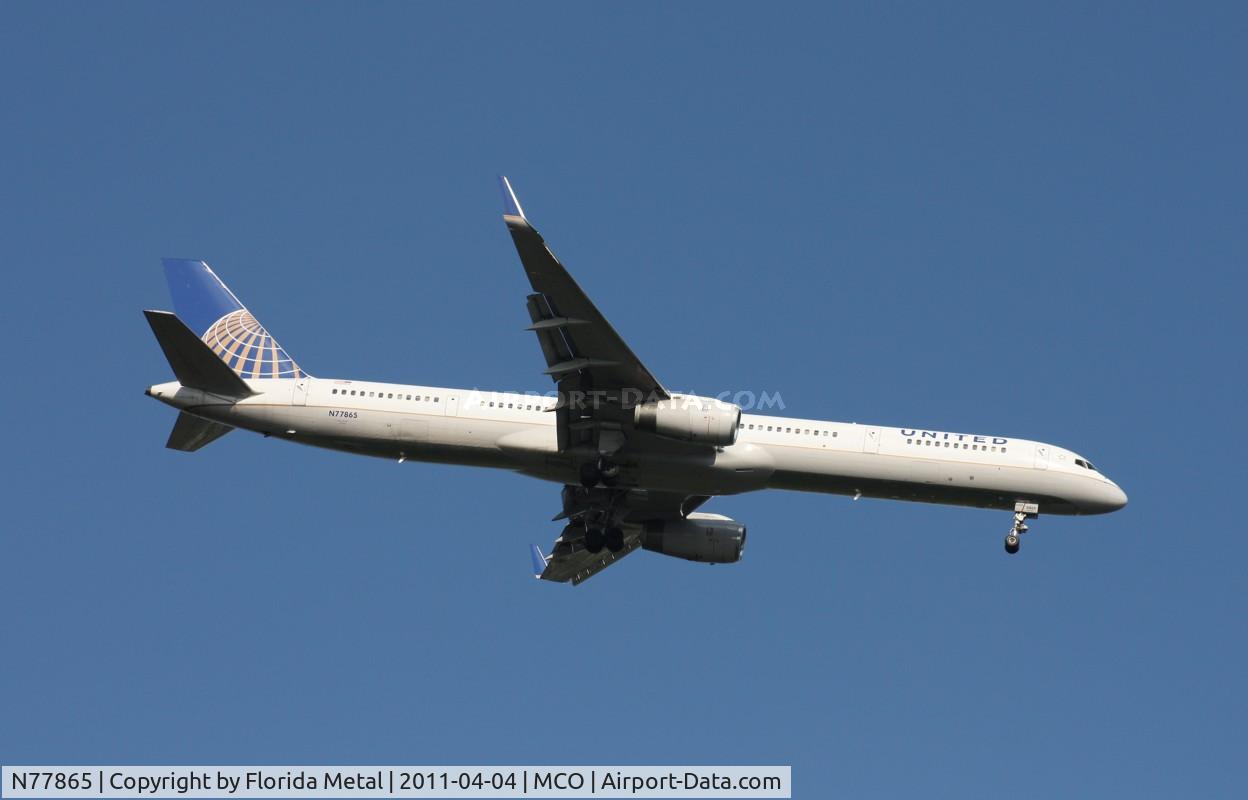N77865, 2002 Boeing 757-33N C/N 32589, United 757-300