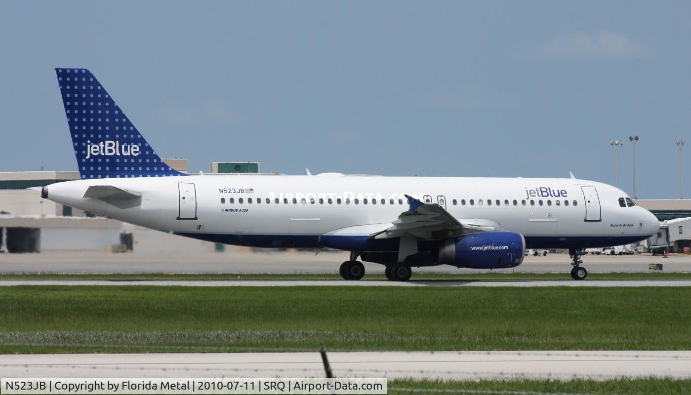 N523JB, 2001 Airbus A320-232 C/N 1506, Jet Blue A320