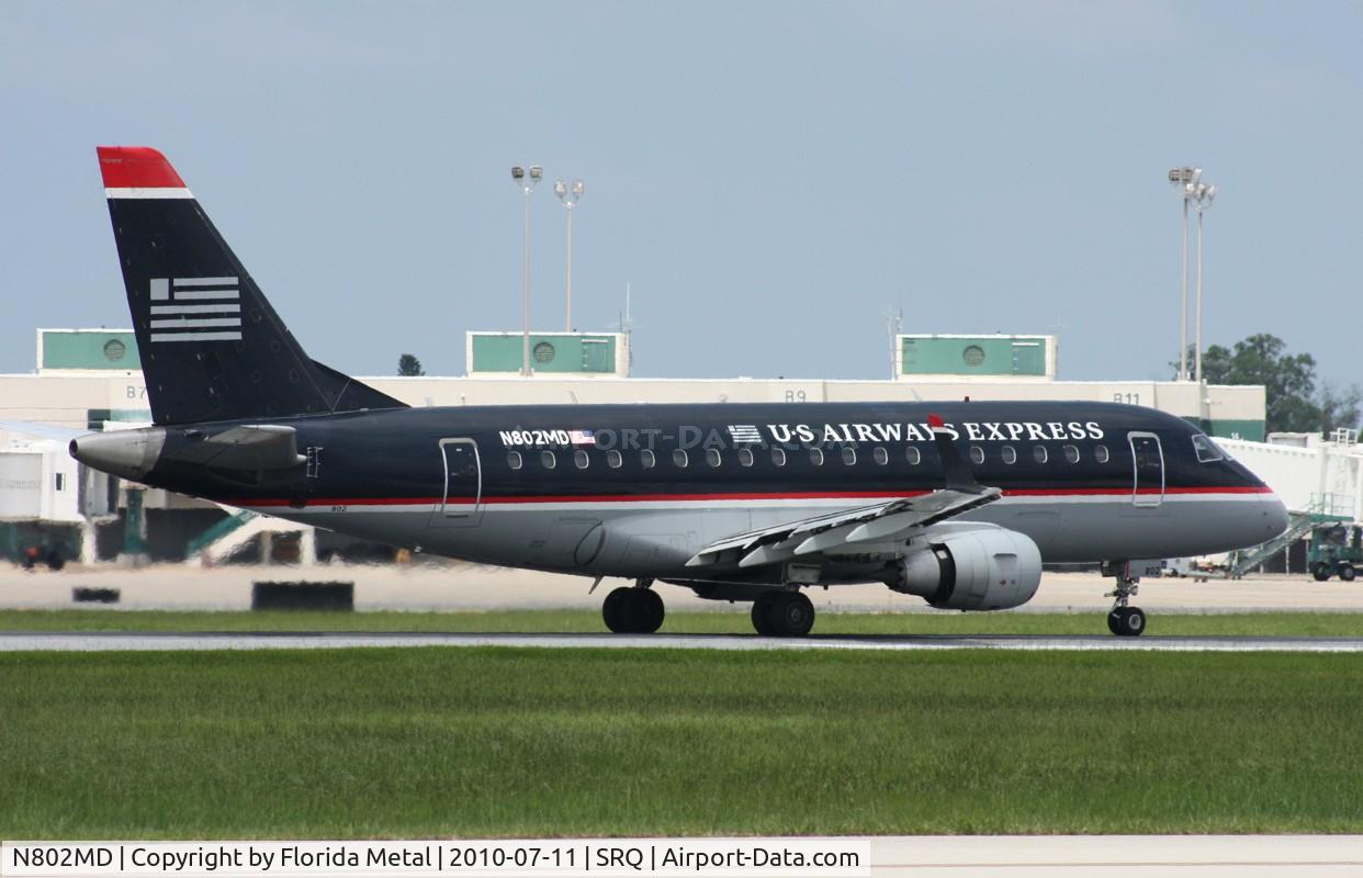 N802MD, 2004 Embraer 170SU (ERJ-170-100SU) C/N 17000013, US Airways Express E170