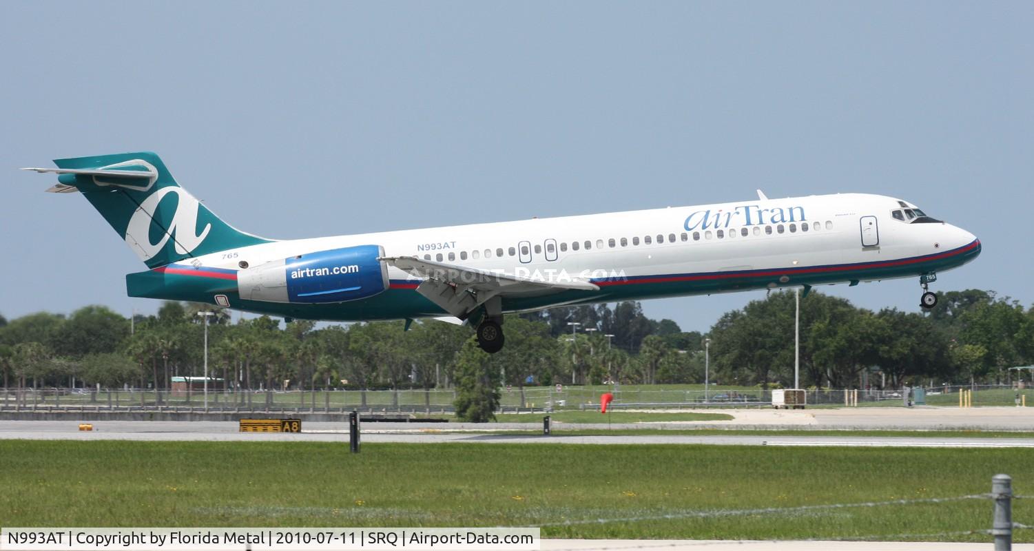 N993AT, 2002 Boeing 717-200 C/N 55137, Air Tran 717