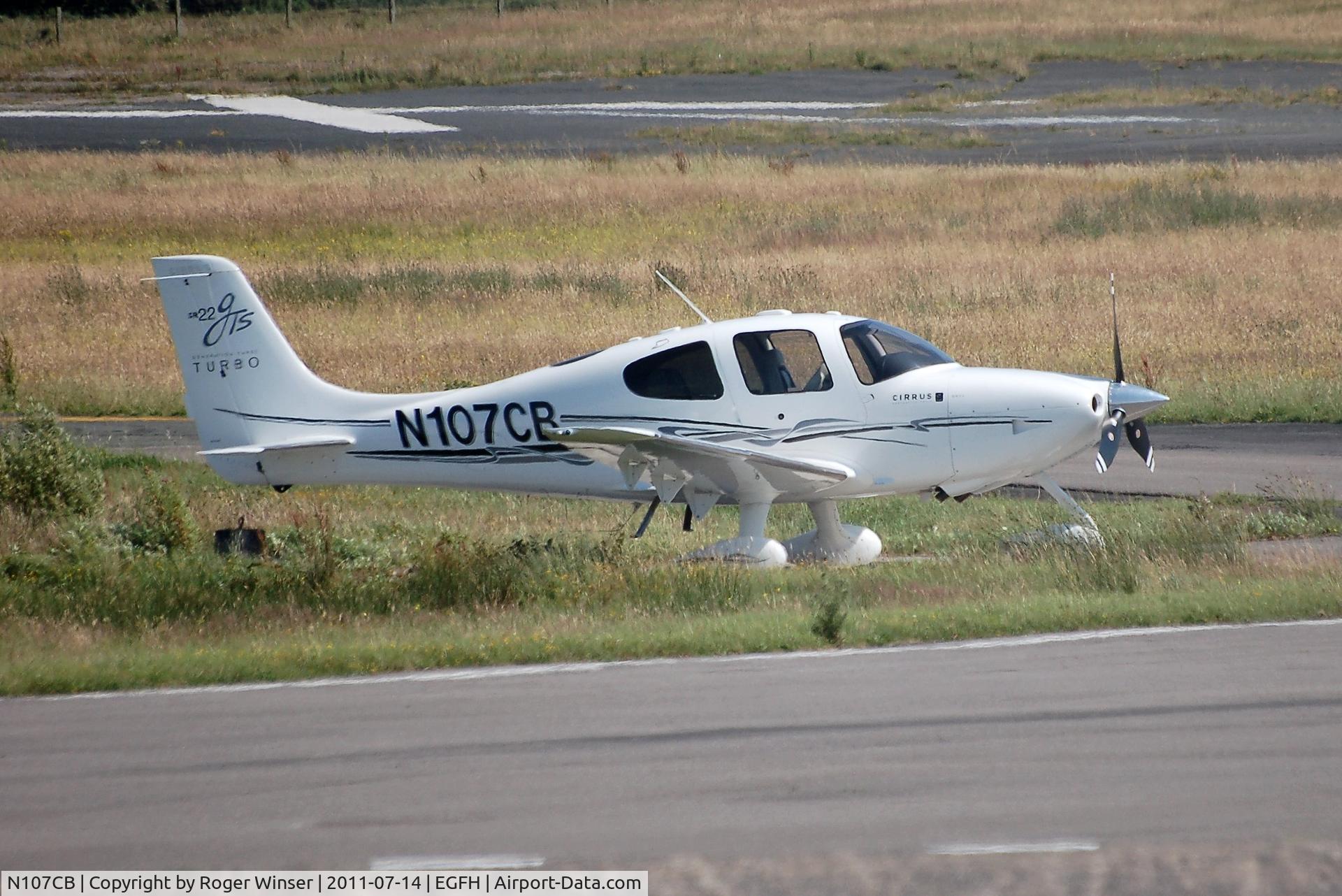 N107CB, 2008 Cirrus SR22 G3 GTS Turbo C/N 3244, Resident Cirrus GTS Turbo.