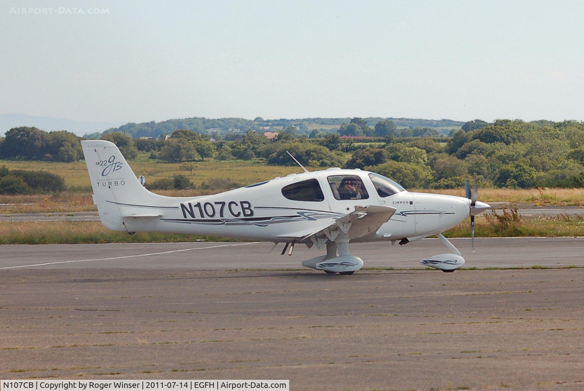 N107CB, 2008 Cirrus SR22 G3 GTS Turbo C/N 3244, Resident Cirrus GTS Turbo.