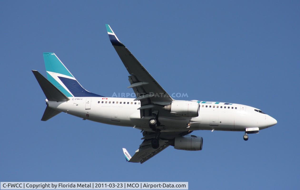 C-FWCC, 2003 Boeing 737-7CT C/N 32752, West Jet 737