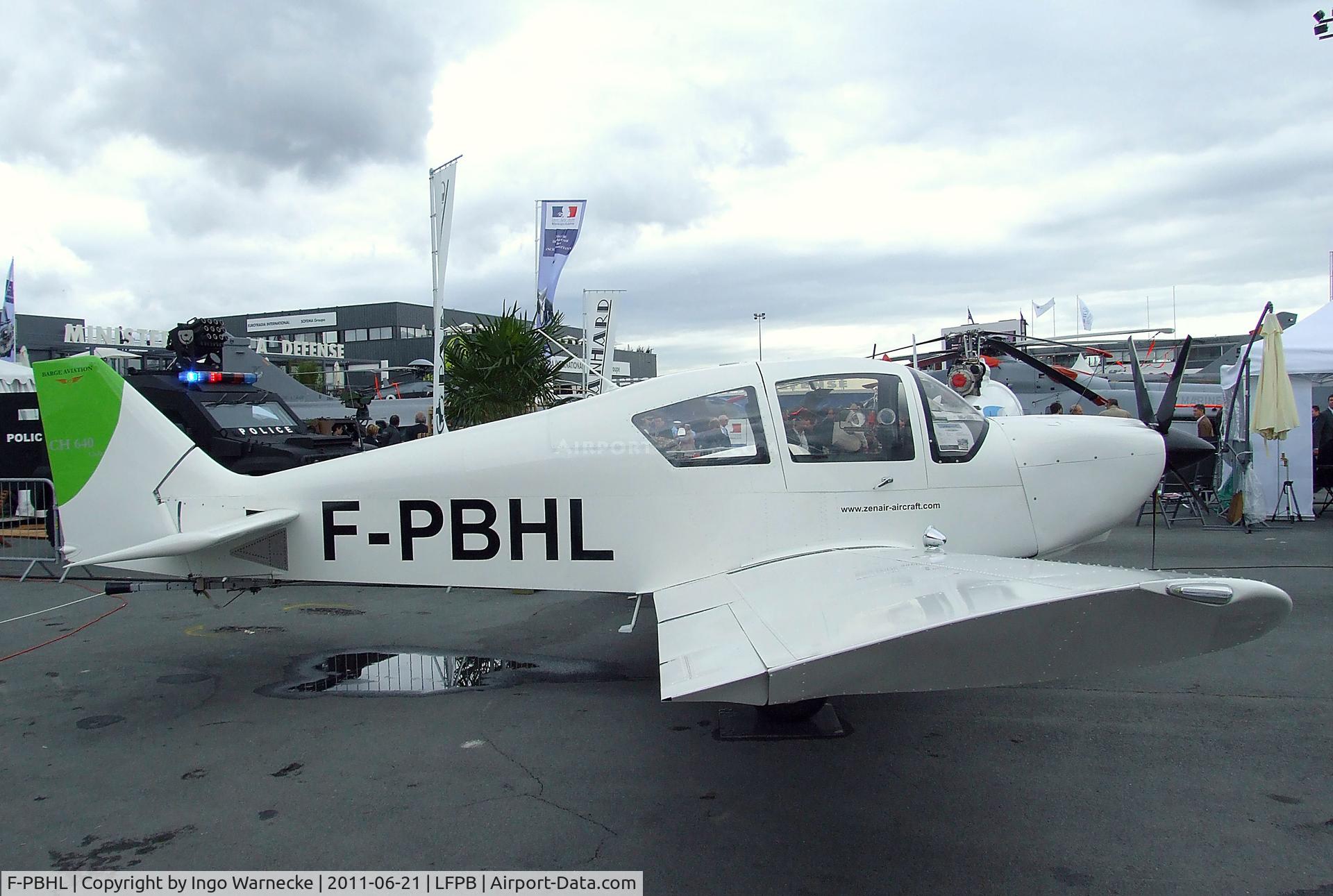 F-PBHL, Zenair CH-640 Zodiac C/N 104, Zenair CH 640 at the Aerosalon 2011, Paris