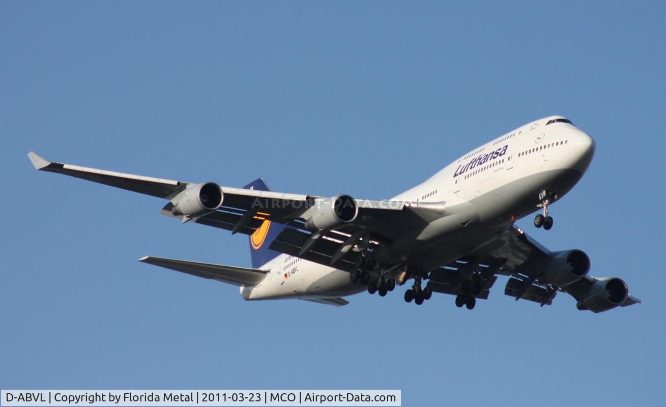 D-ABVL, 1992 Boeing 747-430 C/N 26425, Lufthansa 747