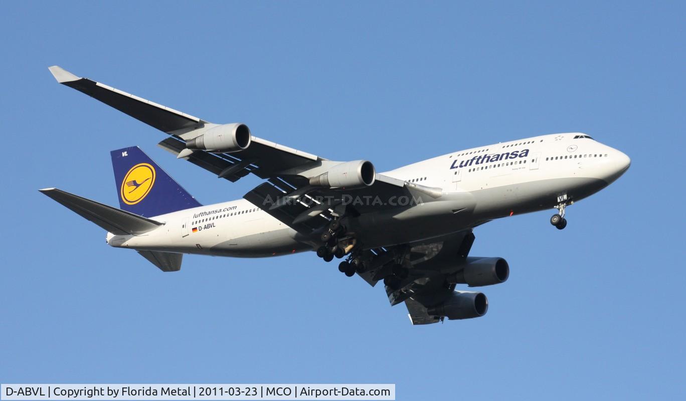 D-ABVL, 1992 Boeing 747-430 C/N 26425, Lufthansa 747