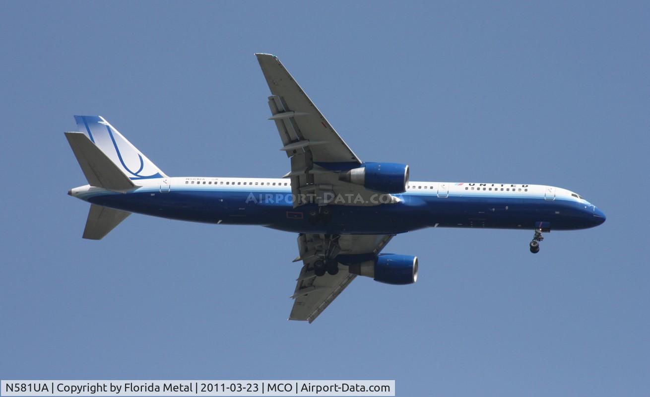 N581UA, 1993 Boeing 757-222 C/N 26701, United 757