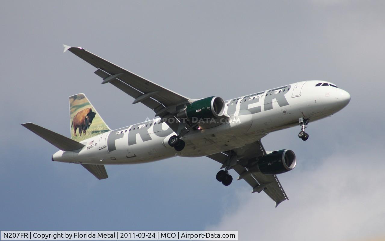 N207FR, 2010 Airbus A320-214 C/N 4307, Thunder the Bison