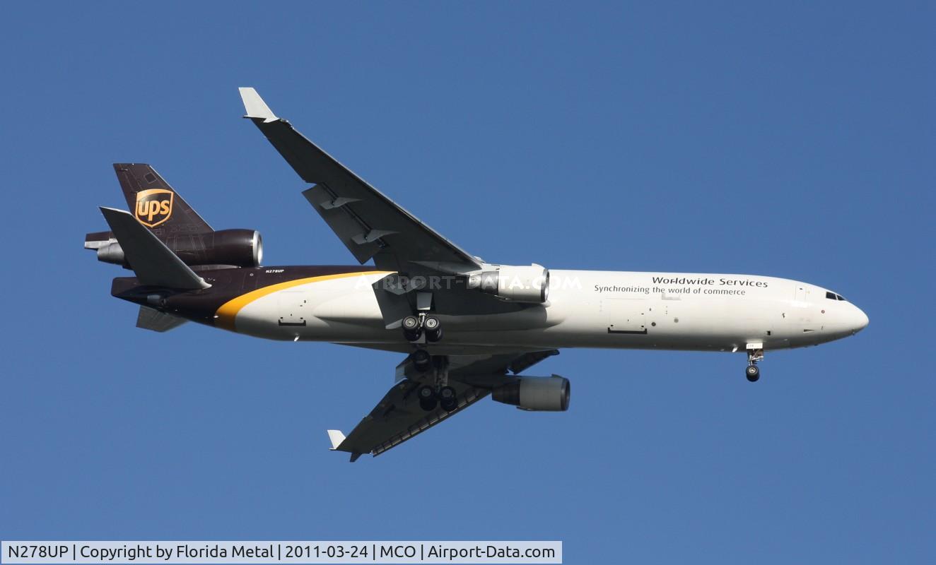 N278UP, 1995 McDonnell Douglas MD-11F C/N 48577, UPS MD-11