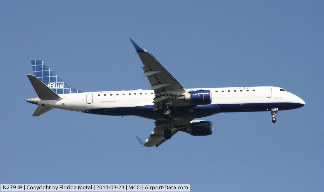 N279JB, 2007 Embraer 190AR (ERJ-190-100IGW) C/N 19000090, Jet Blue E190