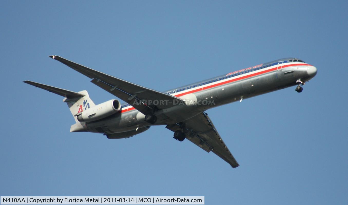 N410AA, 1986 McDonnell Douglas MD-82 (DC-9-82) C/N 49321, American MD-82