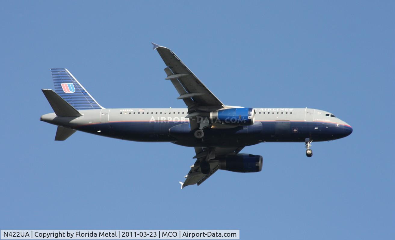 N422UA, 1995 Airbus A320-232 C/N 503, United A320