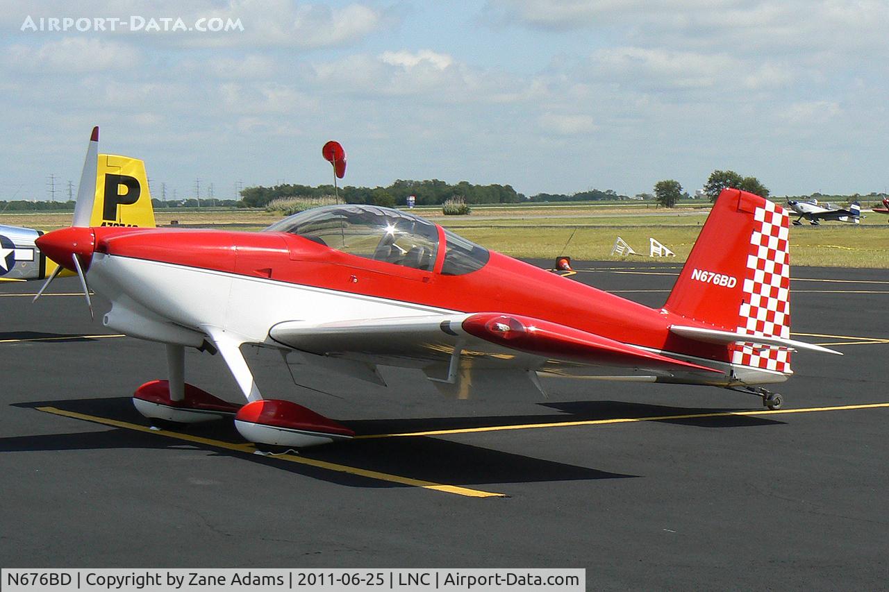 N676BD, Vans RV-7 C/N 71735, At the Lancaster Municipal Airport open house.
