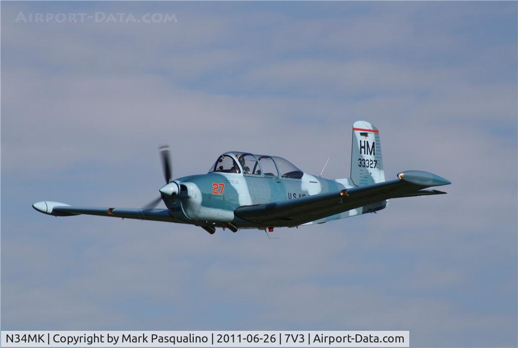 N34MK, 1953 Beech A45 C/N G-88, Beech T-34A