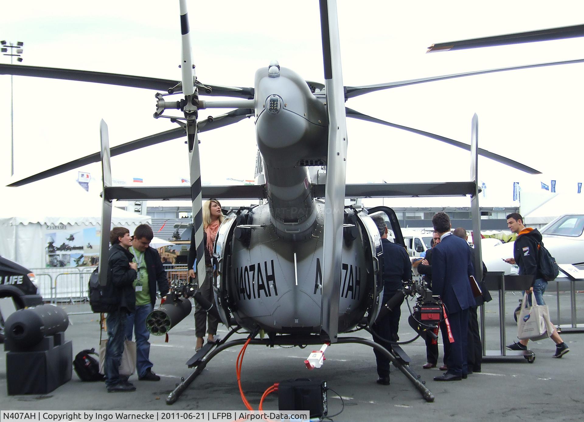 N407AH, 2010 Bell 407 C/N 53989, Bell 407 AH at the Aerosalon 2011, Paris