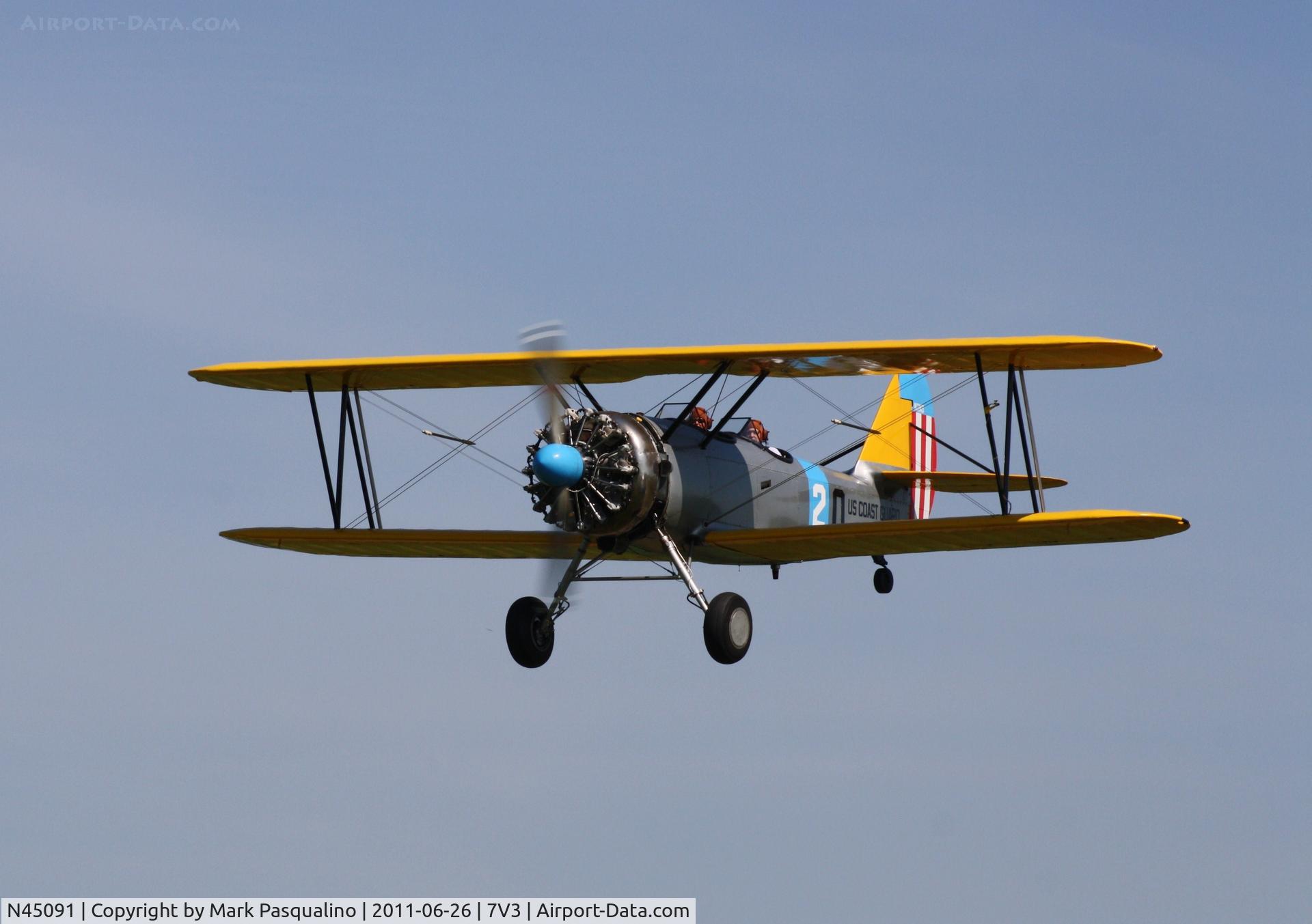 N45091, 1940 Naval Aircraft Factory N3N-3 C/N 4420, N3N-3