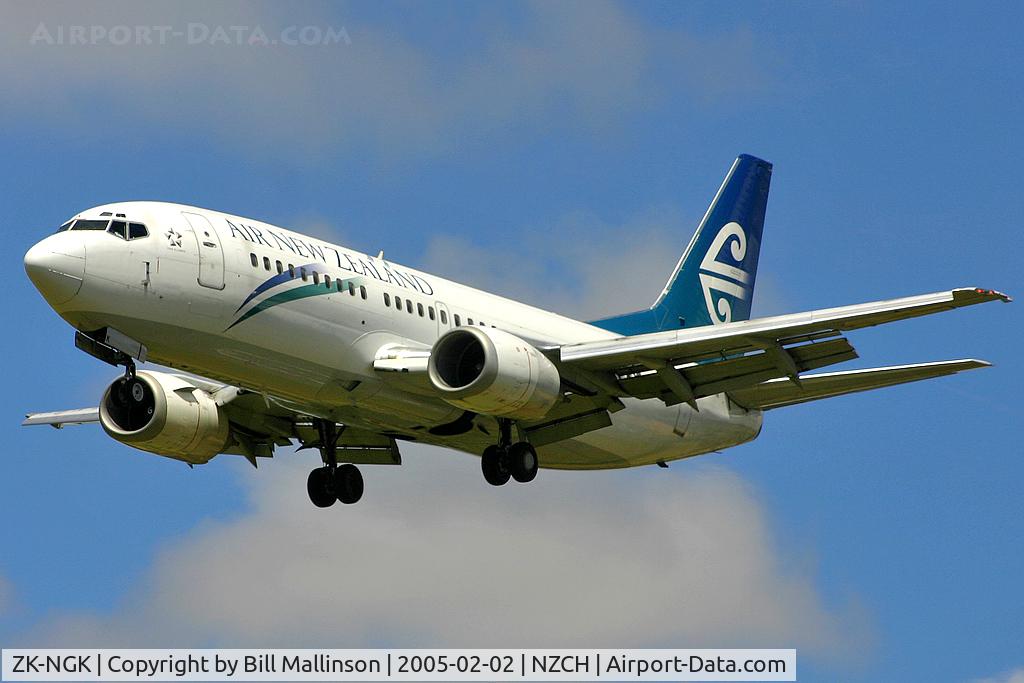ZK-NGK, 1995 Boeing 737-3K2 C/N 26318, EX PH-TSX