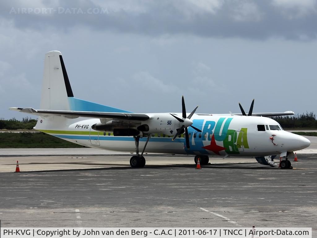 PH-KVG, 1991 Fokker 50 C/N 20211, Insel Air Aruba Fokker 50 (20211) PH-KVG @ TNCC / CUR