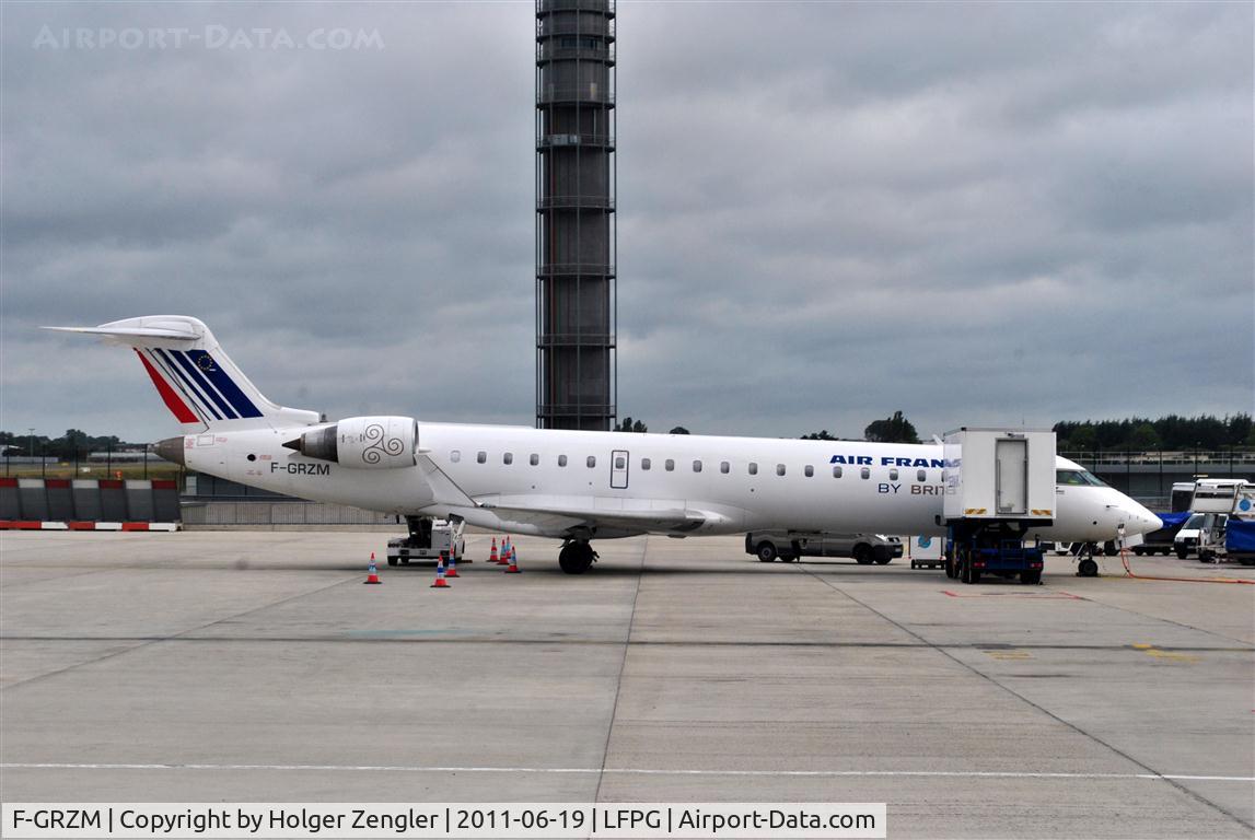 F-GRZM, Canadair CRJ-700 (CL-600-2C10) Regional Jet C/N 10263, On Apron at Terminal 4