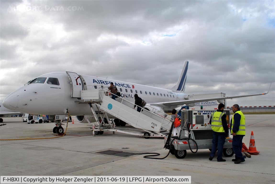 F-HBXI, 2010 Embraer 170ST (ERJ-170-100ST) C/N 17000310, On Apron at Terminal 4.