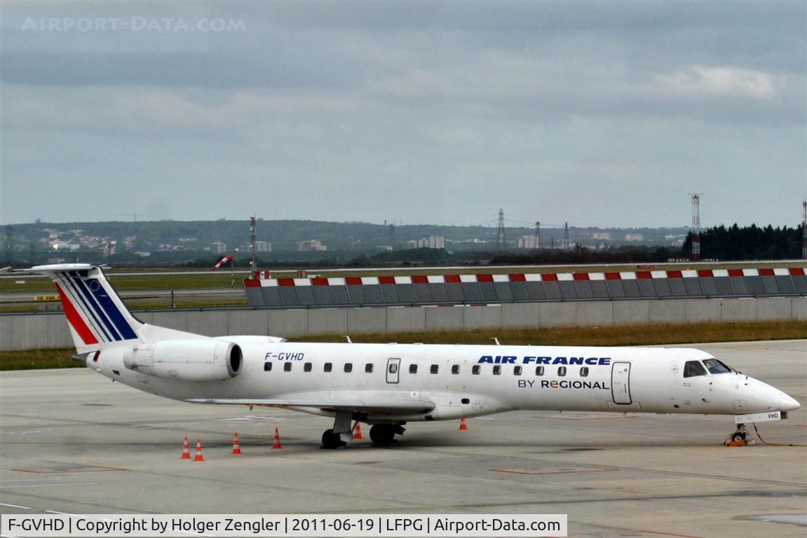 F-GVHD, 1999 Embraer ERJ-145LR (EMB-145LR) C/N 145178, Expecting a new task on a short european leg.
