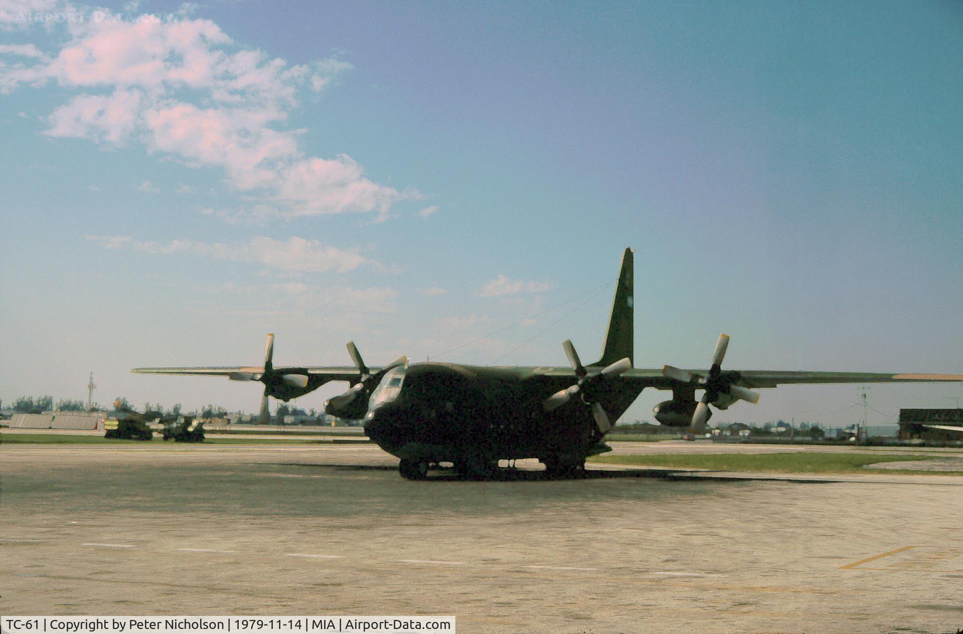 TC-61, 1969 Lockheed C-130H Hercules C/N 382-4308, Argentine Air Force C-130H Hercules seen at Miami International in November 1979.