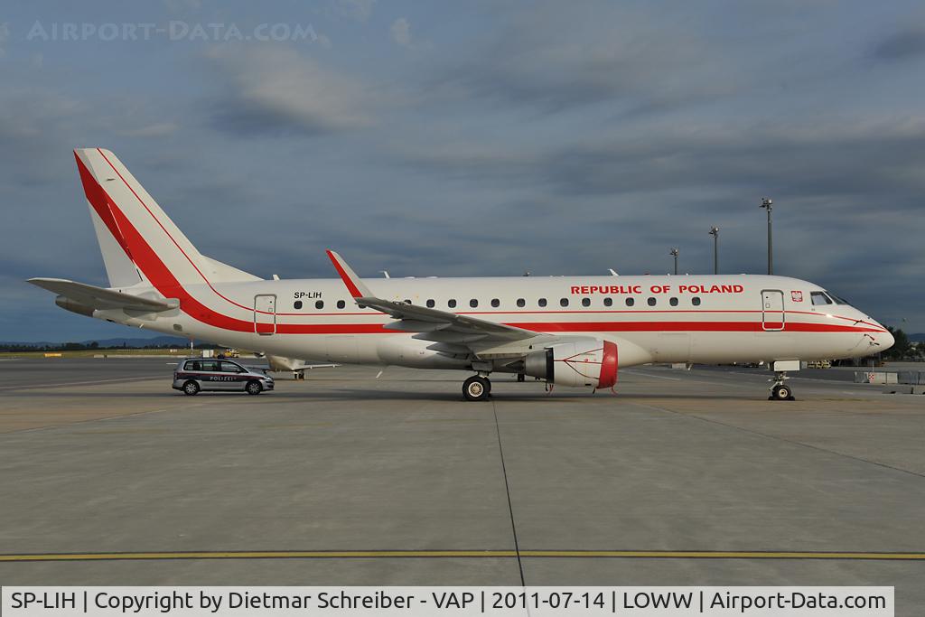 SP-LIH, 2009 Embraer 175LR (ERJ-170-200LR) C/N 17000288, Polish Air Force Embraer 175