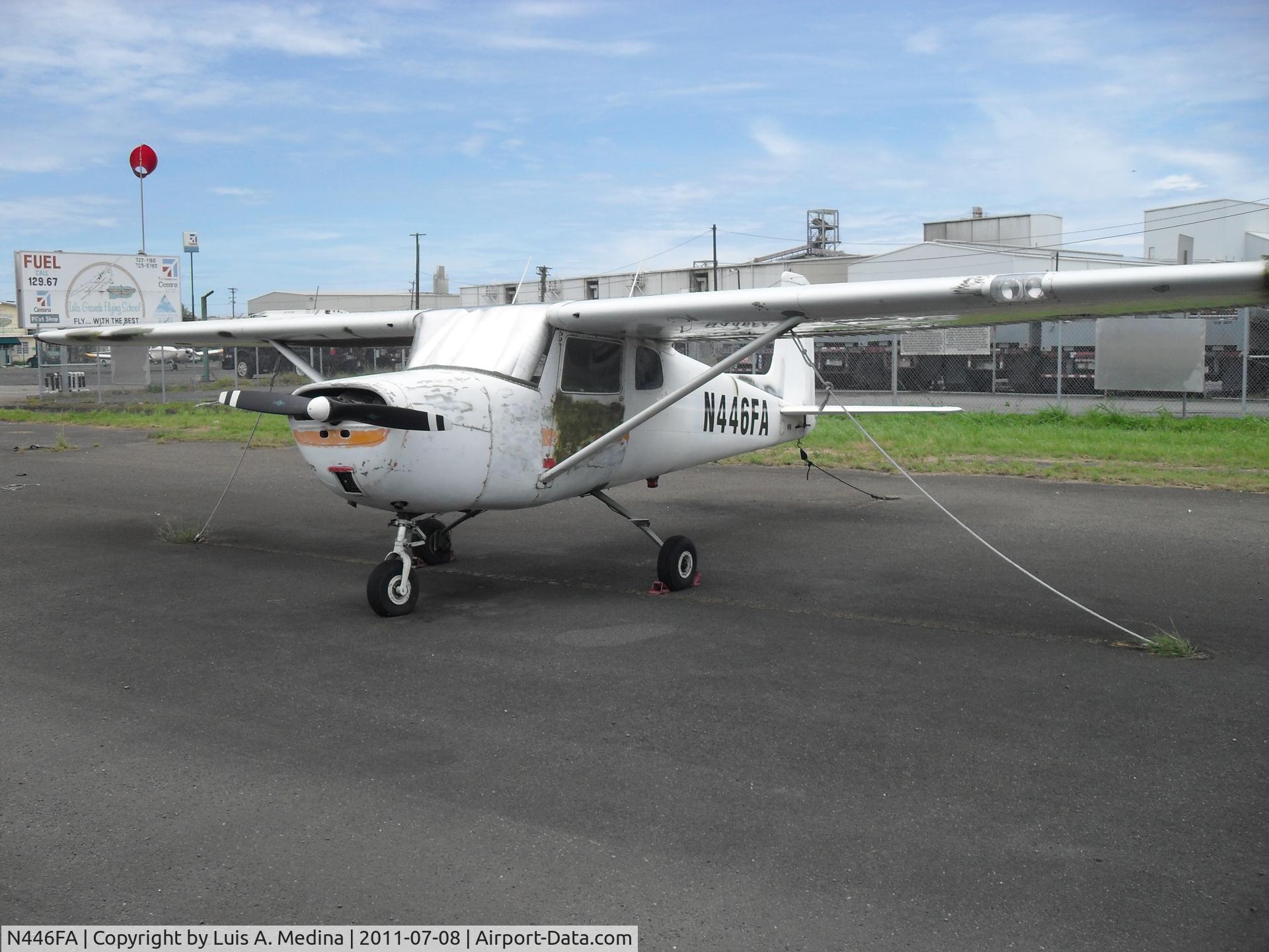 N446FA, 1961 Cessna 150A C/N 15059162, Taked in the Isla Grande Airport