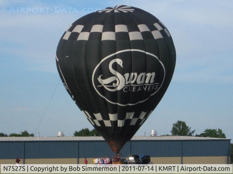 N7527S, 2004 Lindstrand Balloons 105A C/N 5259, Ready to launch