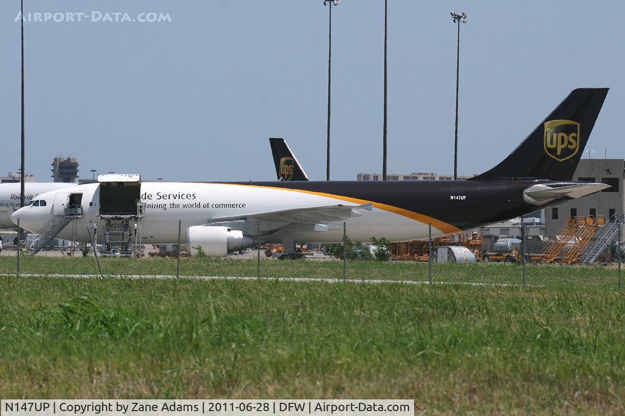 N147UP, 2003 Airbus A300F4-622R C/N 830, On the UPS ramp at DFW Airport