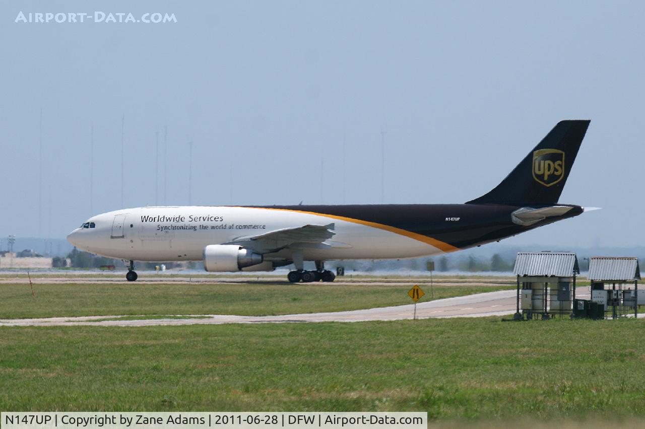 N147UP, 2003 Airbus A300F4-622R C/N 830, UPS at DFW Airport