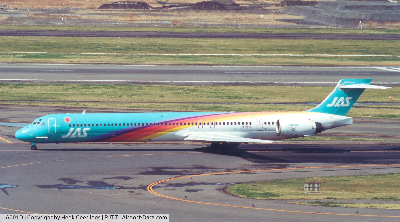 JA001D, 1997 McDonnell Douglas MD-90-30 C/N 53555, JAS - Japan Air System
