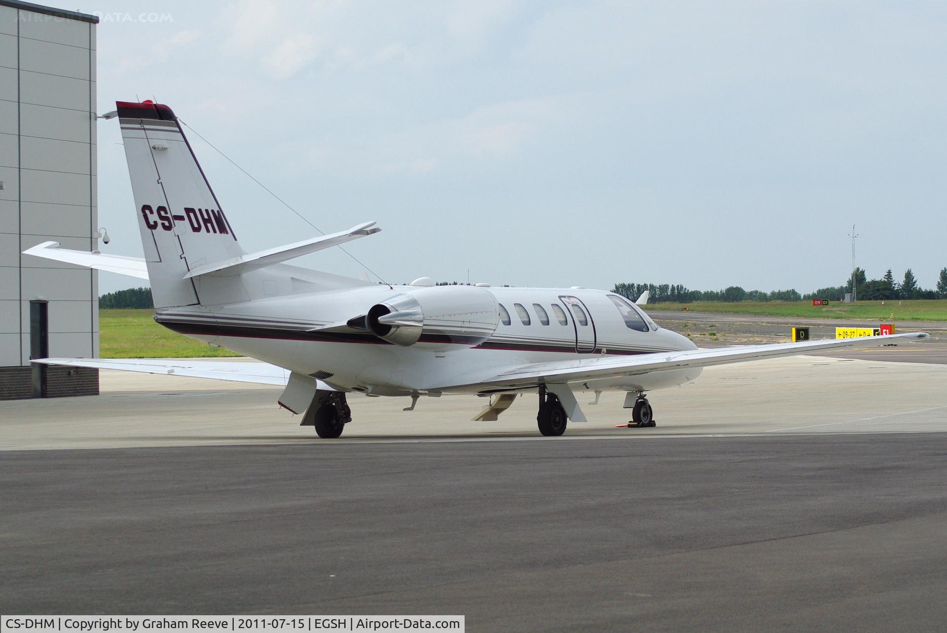 CS-DHM, 2004 Cessna 550 Citation Bravo C/N 550-1093, Parked at norwich.