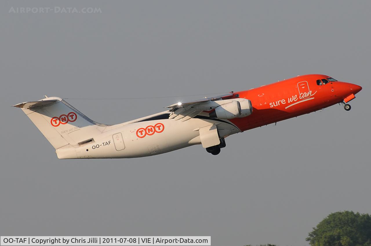 OO-TAF, 1990 British Aerospace BAe-146-300QT Quiet Trader C/N E3186, TNT