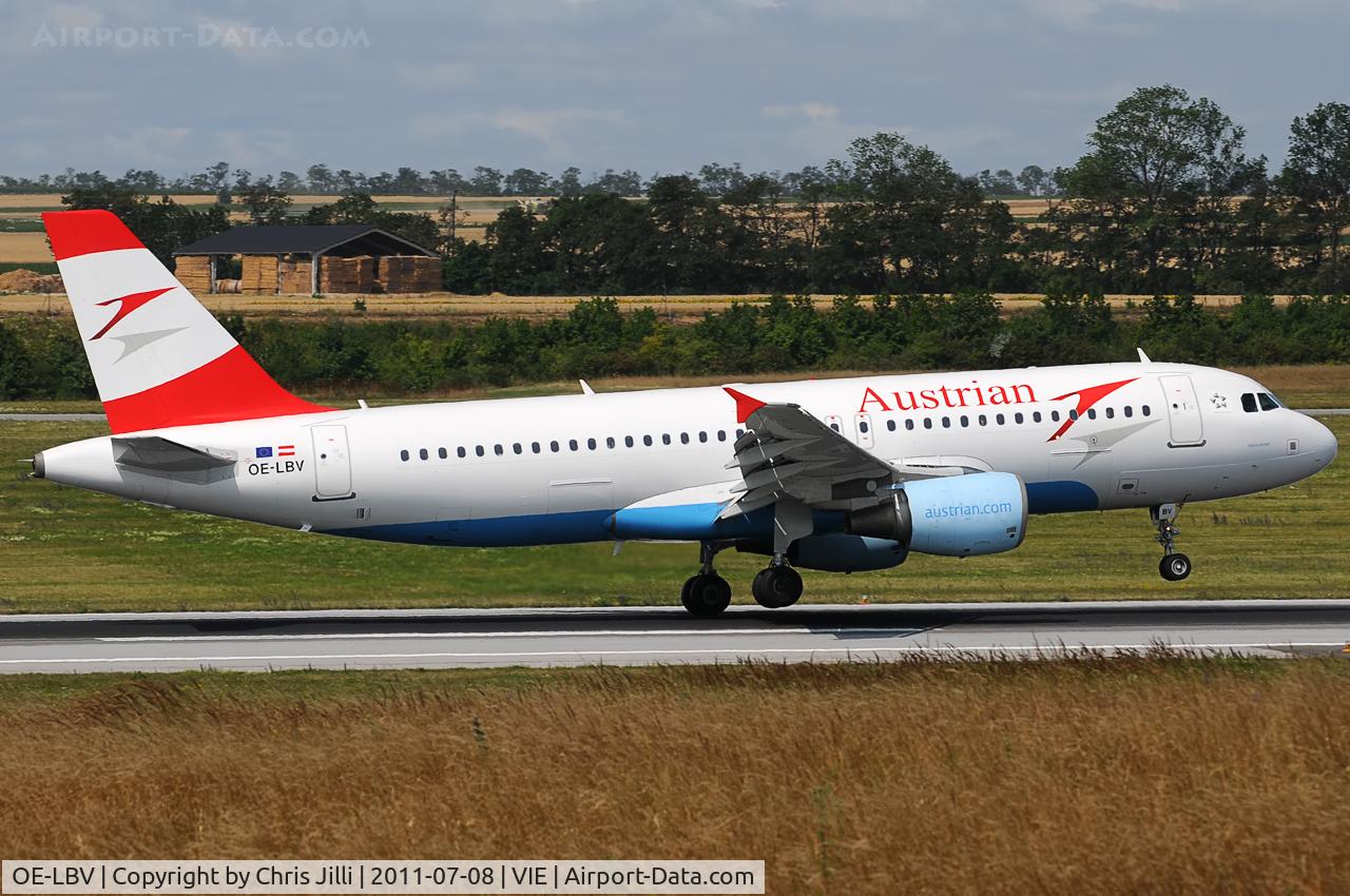 OE-LBV, 2000 Airbus A320-214 C/N 1385, Austrian Airlines