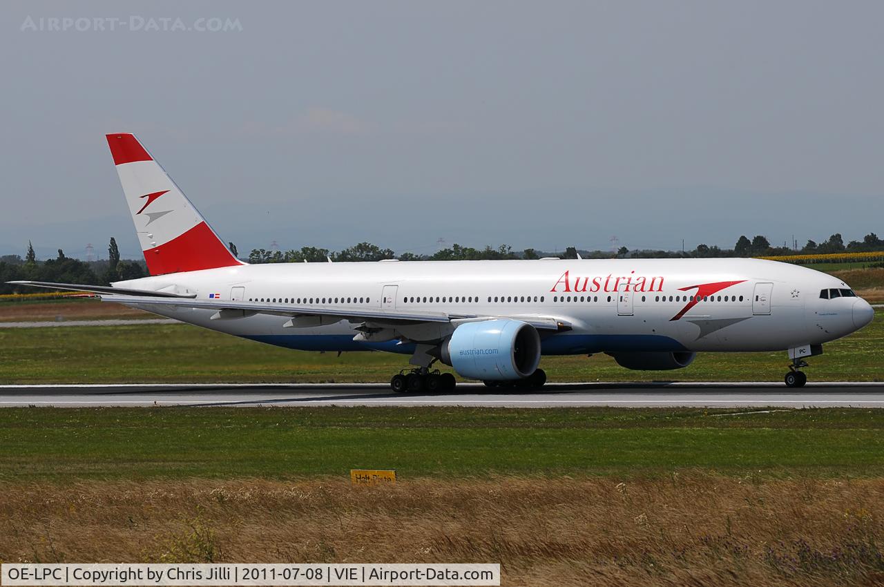 OE-LPC, 2002 Boeing 777-2Z9/ER C/N 29313, Austrian Airlines