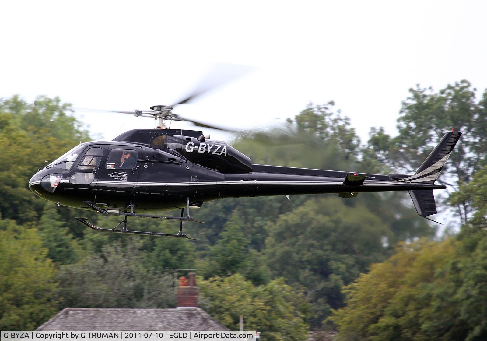 G-BYZA, 1992 Aerospatiale AS-355F-2 Ecureuil 2 C/N 5518, Arriving from Silverstone