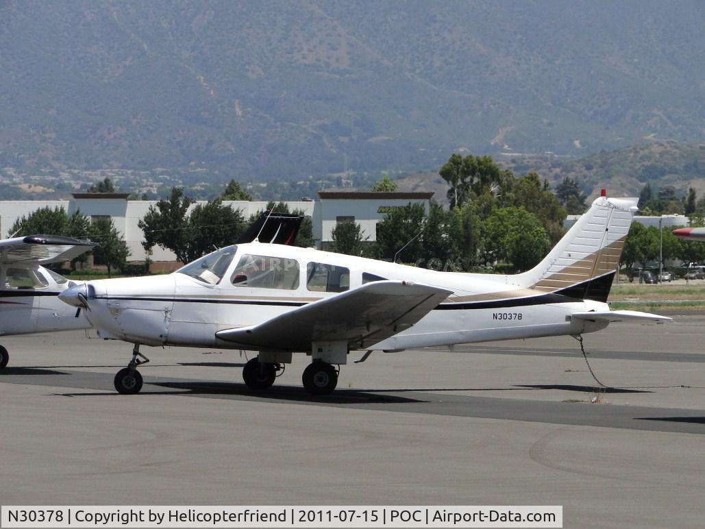N30378, 1978 Piper PA-28-161 C/N 28-7816542, Tied down and parked in transient parking