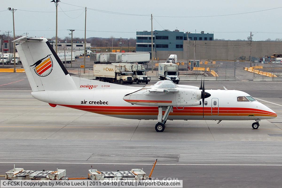 C-FCSK, 1988 De Havilland Canada DHC-8-102 Dash 8 C/N 122, Air Creebec