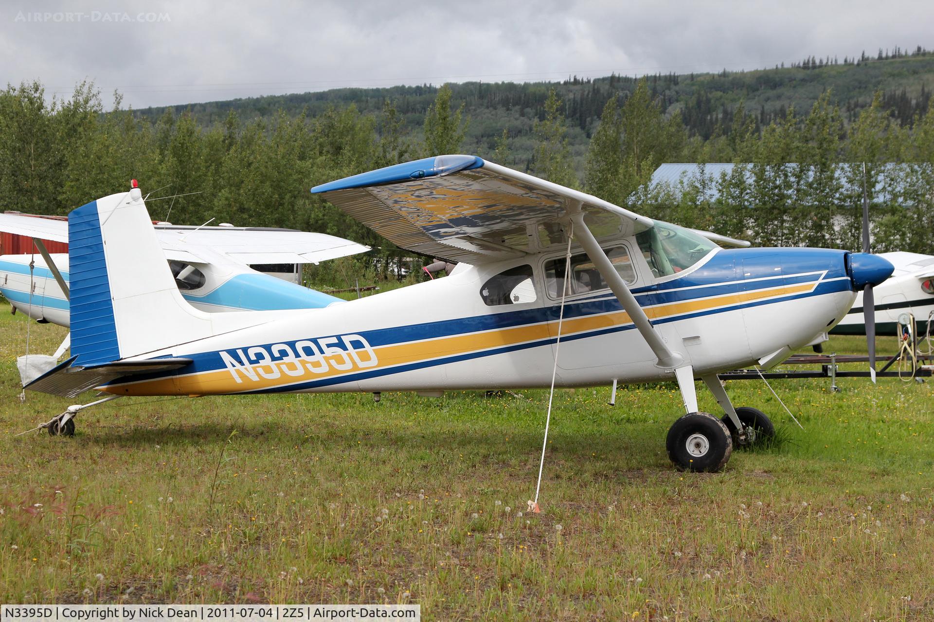 N3395D, 1955 Cessna 180 C/N 32193, 2Z5 Chena River