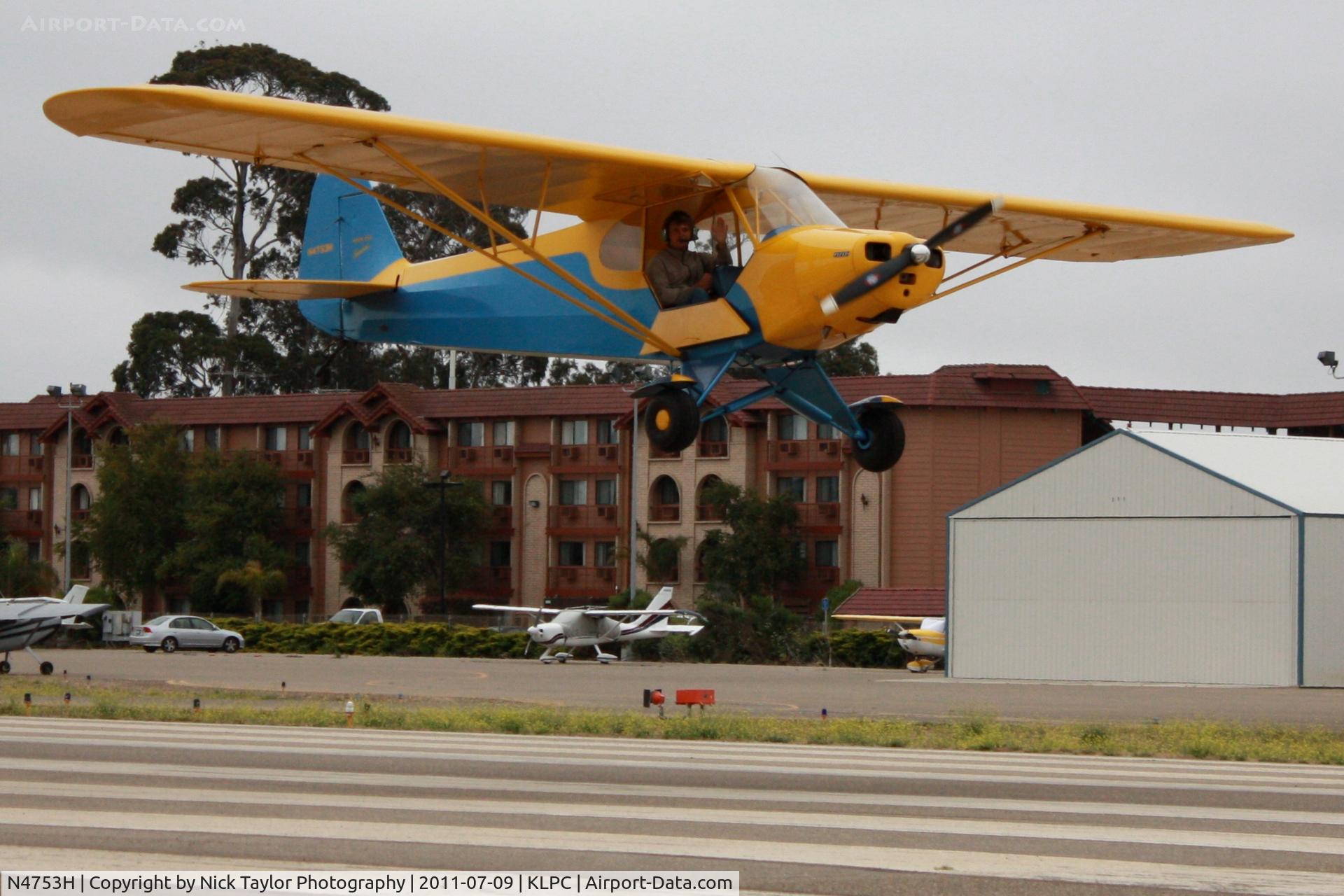 N4753H, 1948 Piper PA-11 Cub Special C/N 11-665, Lompoc Piper Cub Fly-in 2011
