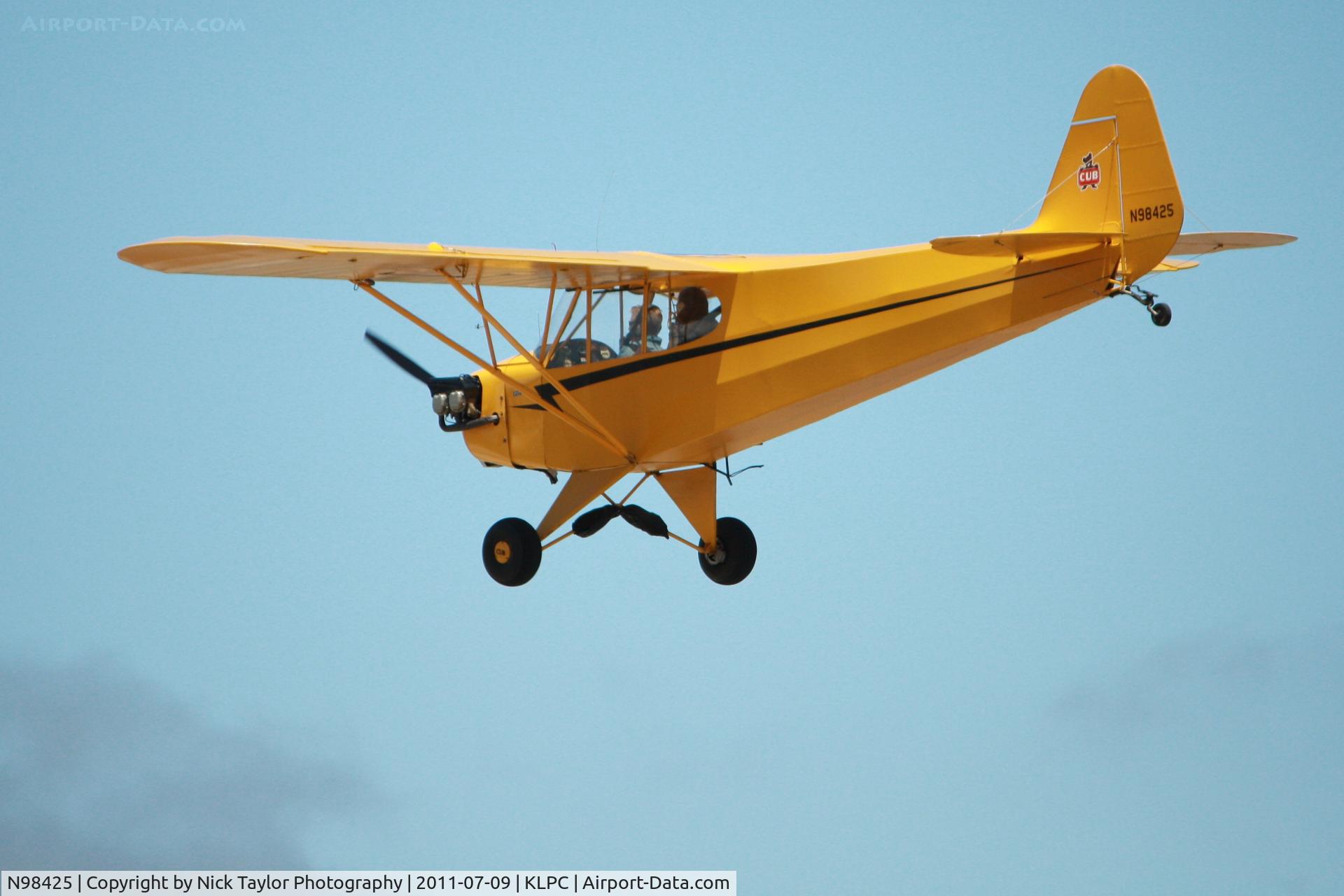 N98425, 1946 Piper J3C-65 Cub Cub C/N 18612, Lompoc Piper Cub Fly-in 2011