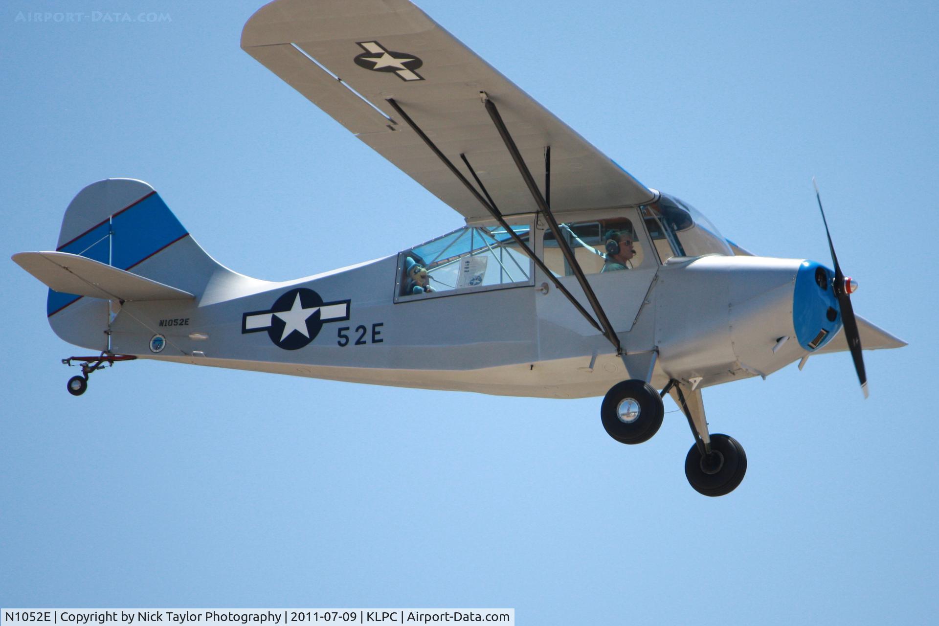 N1052E, 1946 Aeronca 7AC Champion C/N 7AC-4603, Lompoc Piper Cub Fly-in 2011