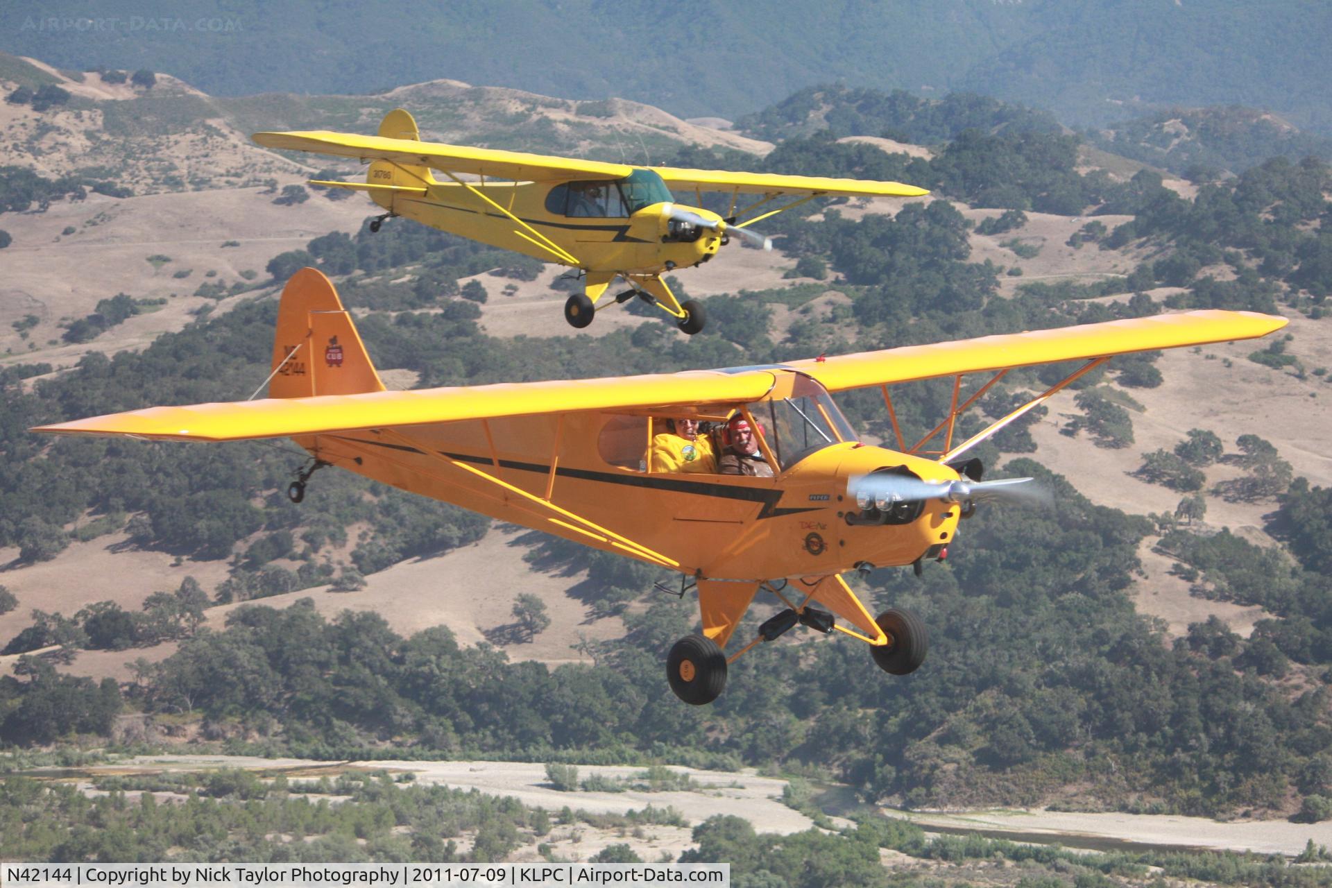 N42144, 1947 Piper J3C-65 Cub Cub C/N 14373, Lompoc Piper Cub Fly-in 2011