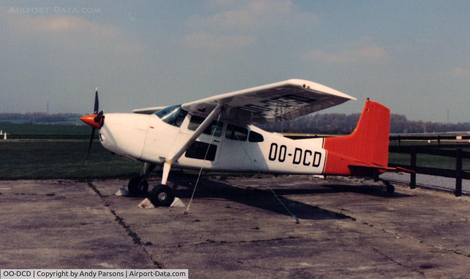 OO-DCD, 1979 Cessna A185F Skywagon 185 C/N 185-03804, Scanneed Print Taken at Namur Belgium