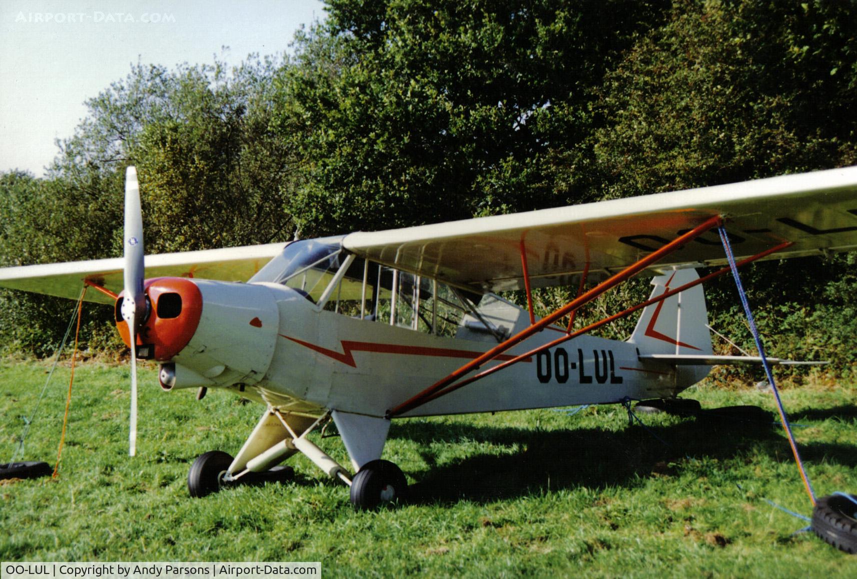 OO-LUL, 1953 Piper L-18C Super Cub (PA-18-95) C/N 18-2517, old scanned print