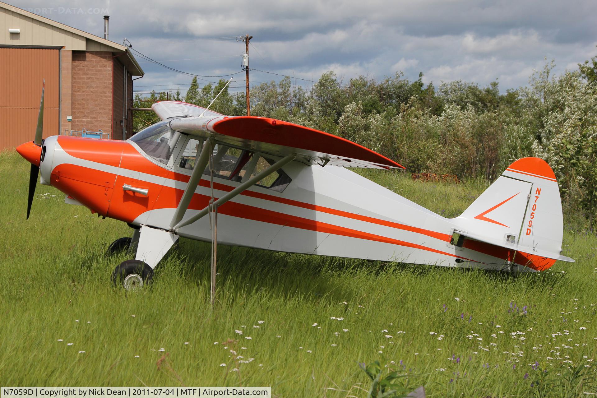 N7059D, 1957 Piper PA-22-150 Tri-Pacer C/N 22-4956, MTF Metro Field