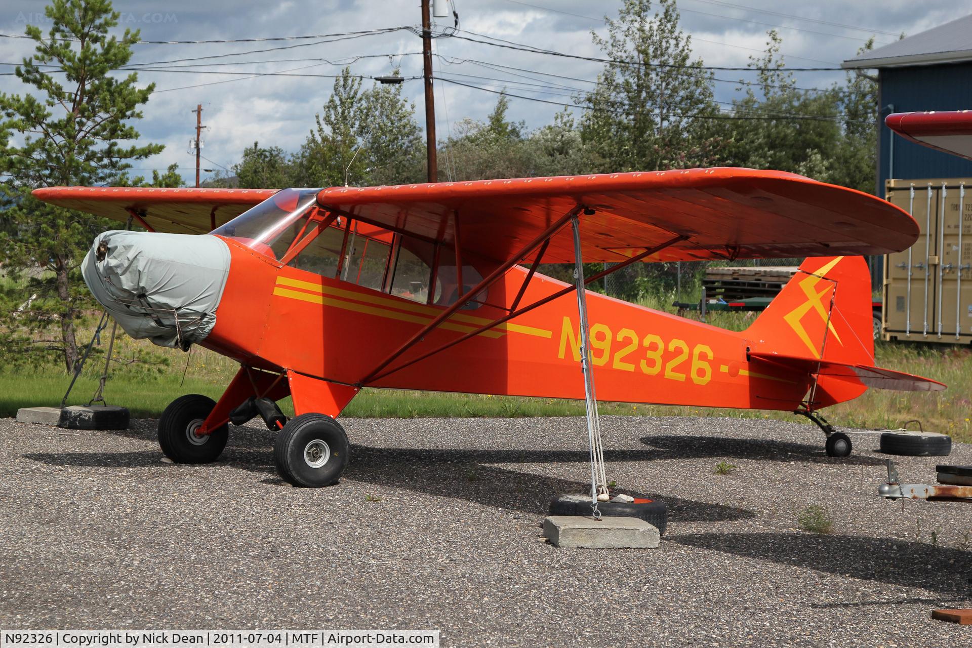 N92326, 1946 Piper J-3C Cub C/N 16781, MTF Metro Field