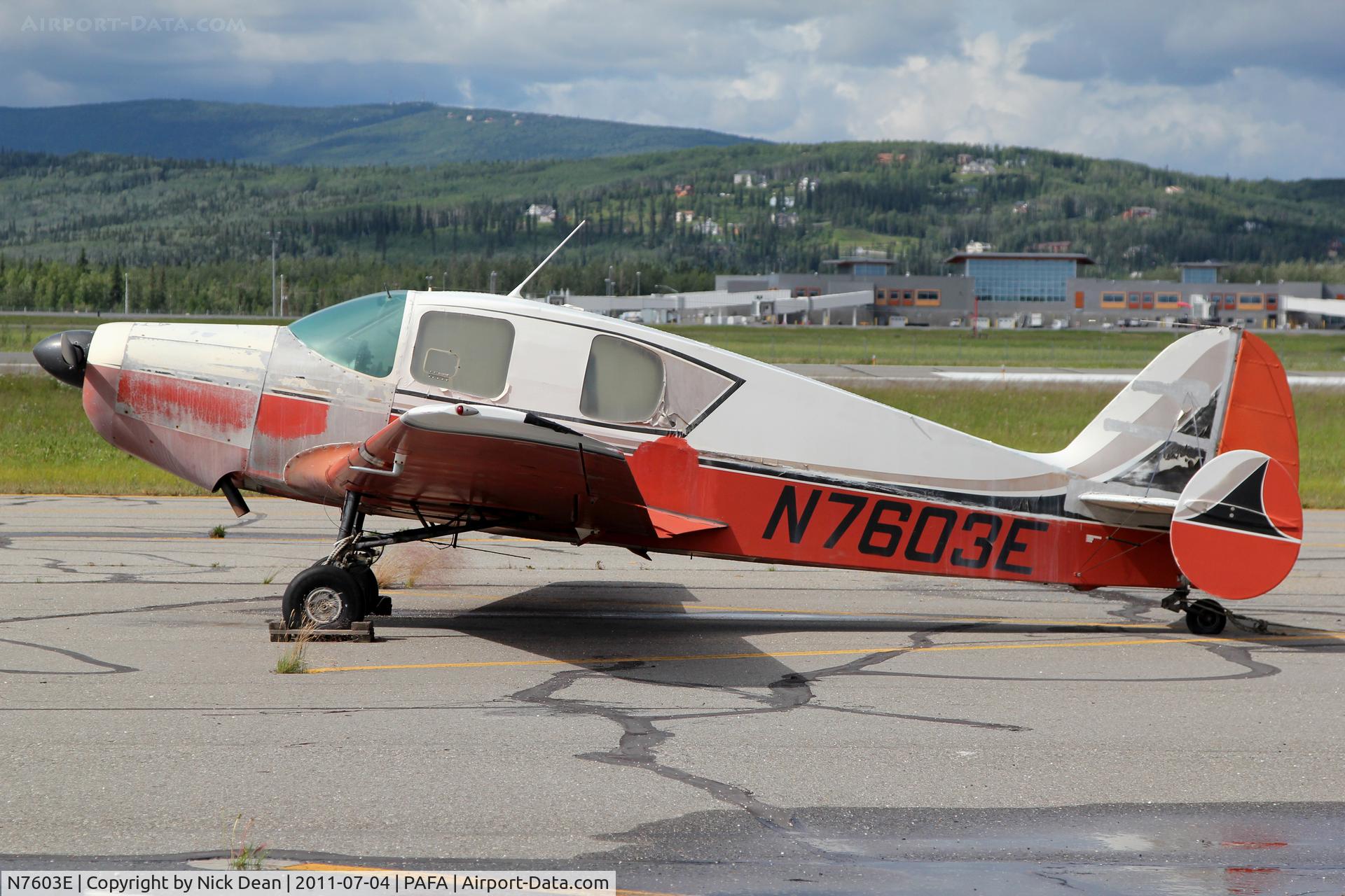 N7603E, 1959 Bellanca 14-19-2 Cruisair Senior C/N 4105, PAFA/FAI