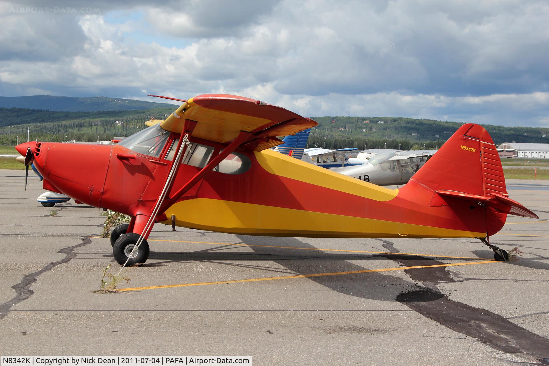 N8342K, 1946 Stinson 108 Voyager C/N 108-1342, PAFA/FAI